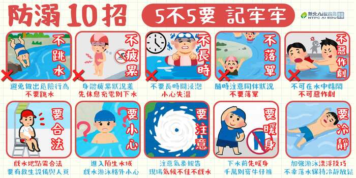 防溺十招